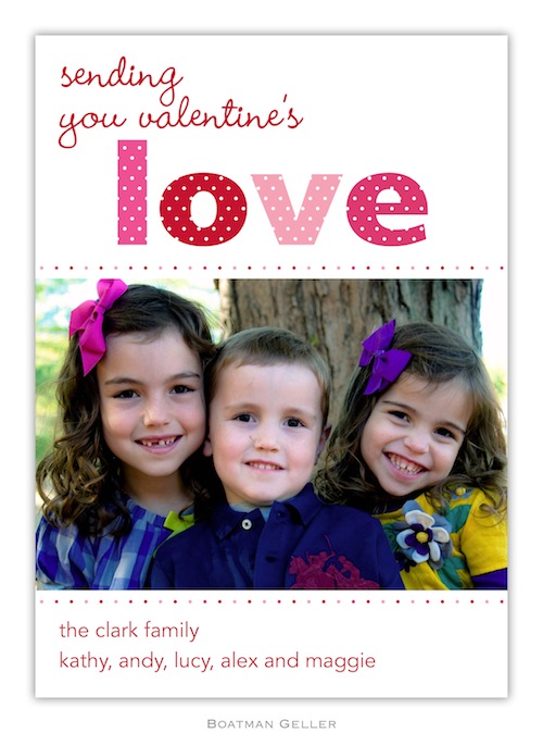 BG Valentine Photocard - Love Valentine-Boatman Geller, photocard, Valentine, Personalized