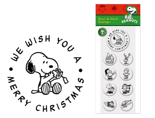 PSA Peel & Stick Packs - Peanuts Christmas Wishes-PSA Essentials, Stamps, gifts, peanuts, holiday