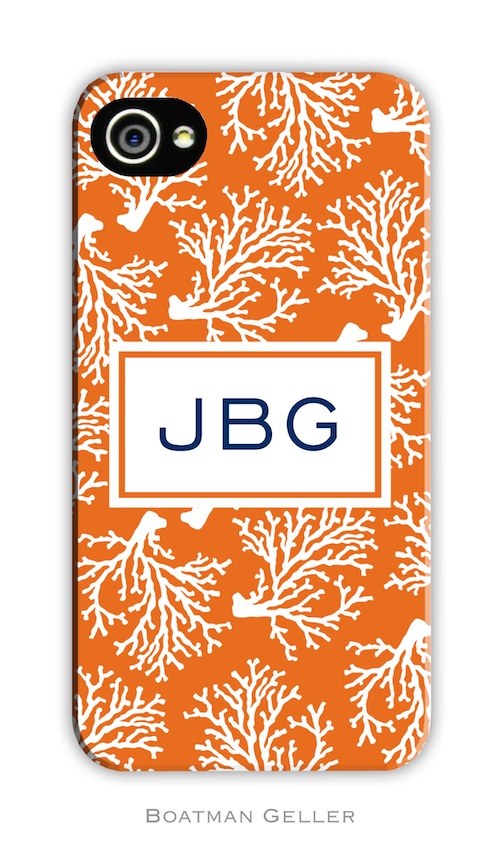 BG Cell Phone Cover - Coral Repeat-gifts, boatman geller, cell phone cover