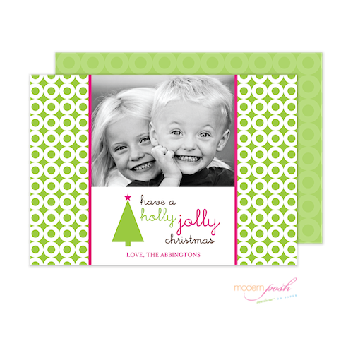 D7J2004 Modern Posh Holiday Photo Card-Holiday, Photo Card, Modern Posh, Christmas