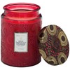 Voluspa - Goji & Tarocco Orange - Small Embossed Glass Jar Candle-Candle, Voluspa, Gift, quick2021