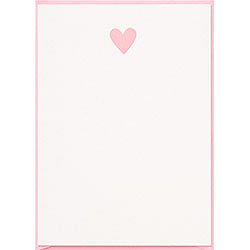 WNP Pink Heart Tiny Cards-Waste Not Paper, Pink, Valentines Day