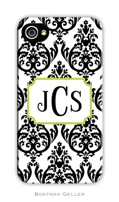 BG Cell Phone Cover - Madison Damask Black-gifts, boatman geller, cell phone cover