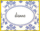 Hicks Paper Goods Note Cards Damask Blue NC404-Hicks Paper Goods, Note card, 