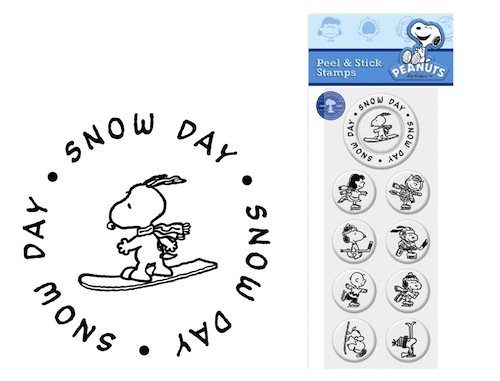 PSA Peel & Stick Packs - Peanuts Snow Day-PSA Essentials, Stamps, gifts, Peanuts