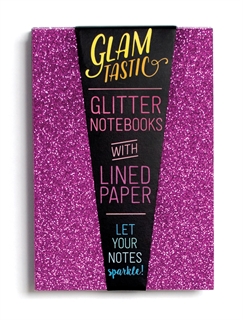 Glamtastic Glitter Notebooks - Pink-pens, international arrivals, gifts, coloring books, quick2021