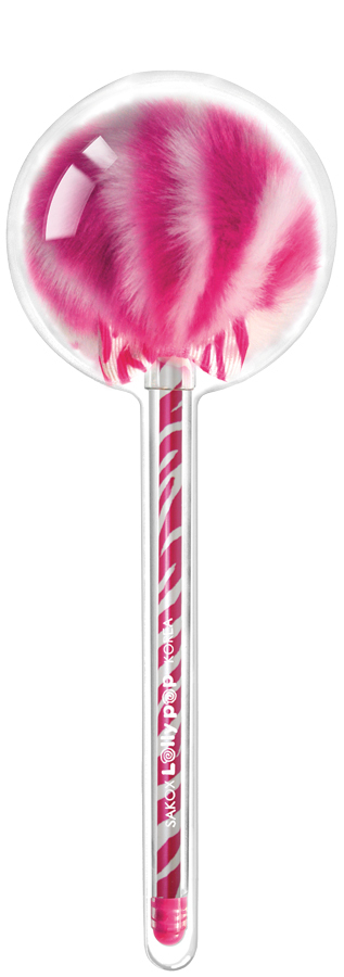 Sakox Lollypop Pen - Zebra White/Pink-Gifts, pencils, pens