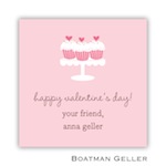 Boatman Geller Valentines Sticker Heart Cupcakes 21505-Stickers, Boatman Geller, Valentines