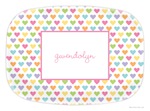 Boatman Geller Valentine Platter Candy Hearts 21904-Valentine's Day, melamine, plates, boatman geller, gifts