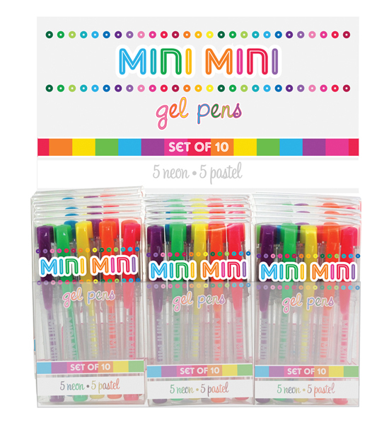 Mini Mini Gel Pens-pens, international arrivals, gifts, quick2021
