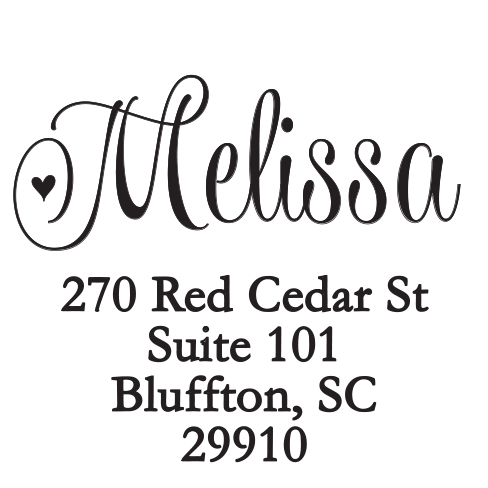 PSA Stamp - Melissa-PSA Essentials, stamps, gifts, ink