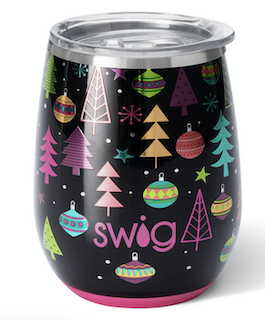 Swig - Merry & Bright Stemless Wine Cup (14oz)-quick2021