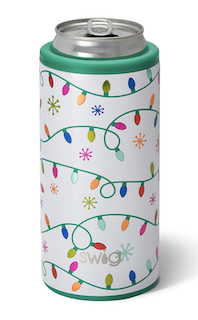 Swig - Let It Glow Skinny Can Cooler (12oz)-quick2021