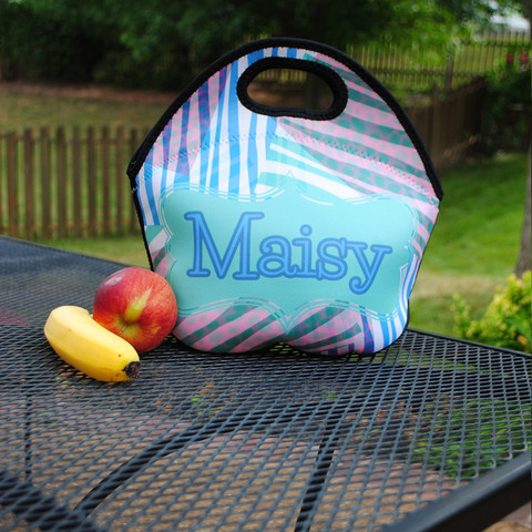 LBJ Lunch Tote - Maisy Print-lunch tote, lunchbox